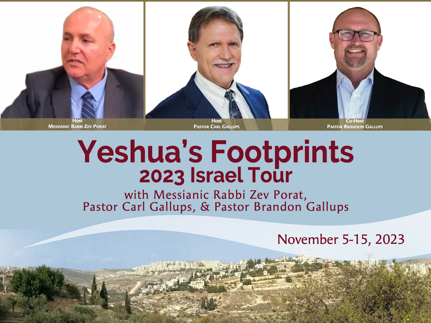 Yeshua's Footprints Israel 2023 Tour